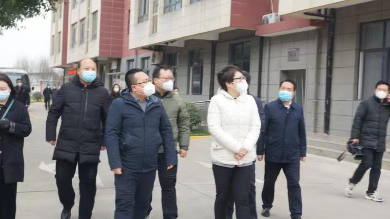 咸陽市領導在公司檢查指導工作